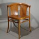 Office chair No. 1 by Thonet with a "oak-like" patina from the late 19th century.
