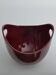Scandinavian Modern Merlot Red Stoneware Bowl by SYCO, Sweden, 1950s