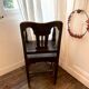 Black laqué wooden armchair
