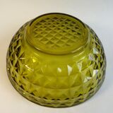 Khaki glass bowl
