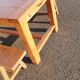 Table de ferme et deux bancs