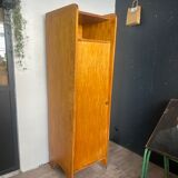 Wooden cloakroom cabinet