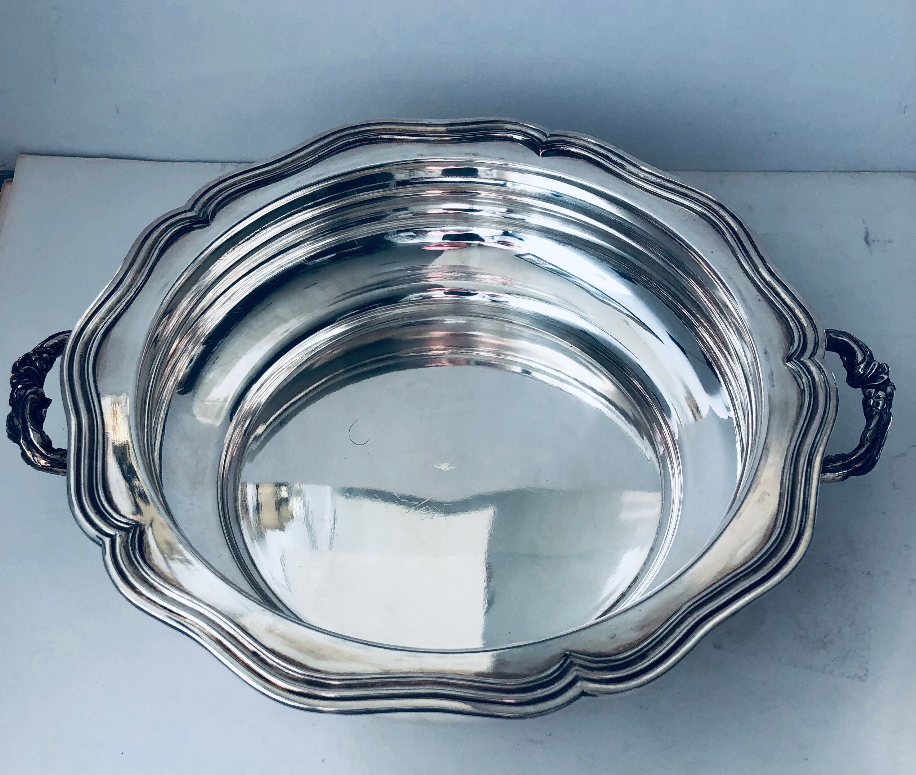 Silver metal vegetable