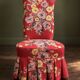 Large vintage floral armchair from the 1960s – unusual and pretty