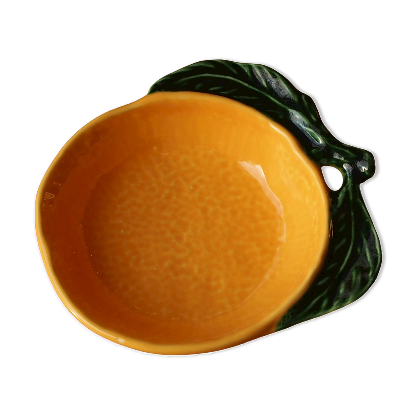 Vintage ceramic cup in fruit shape "orange"