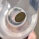 Vase en plexiglas Guzzini – Design italien vintage – Années 70