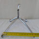 Chrome and blue seventies candlestick