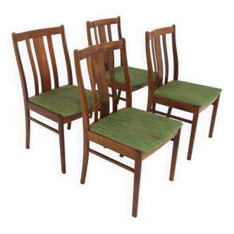 Set of 4 Scandinavian rosewood chairs, Sweden, 1960