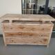 Commode en bois cérusé