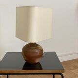 Lampe en grès vintage