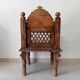 Fauteuil Ancien Pidha Rajasthan XIXeme en Palissandre