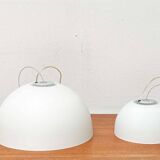 Postmodern Italian glass pendant lamp model Gaia by Luciano Cesaro for Tre Ci Luce, 1980s, set of 2.