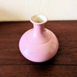 Pink ceramic ball vase