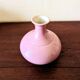 Vase boule céramique rose