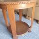 Gueridon with swings style art deco circa 1940 51.5 x 60 x 60 cm