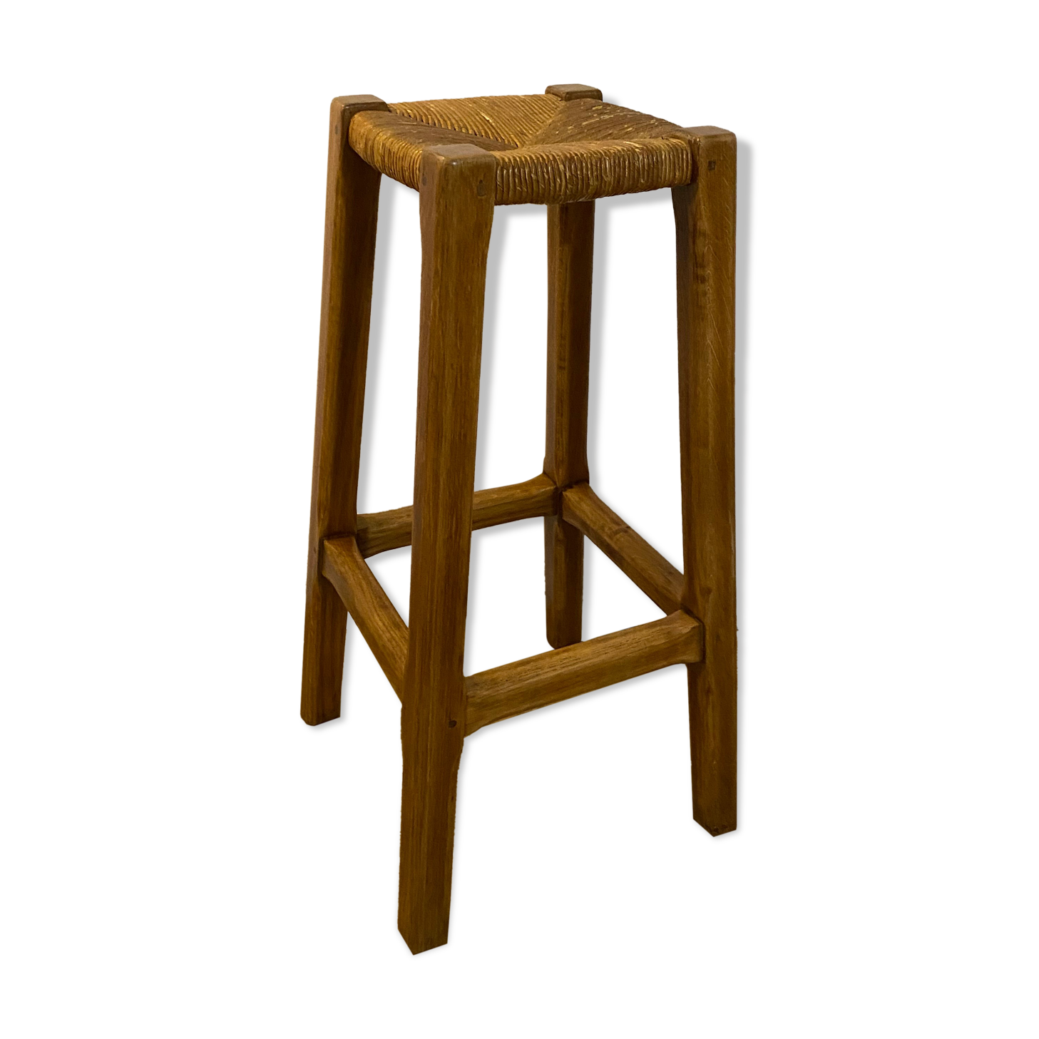 Straw oak stool (individually)