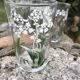 Lot verres anciens décor muguet