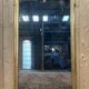 Louis XVI style gilded wood pediment mirror