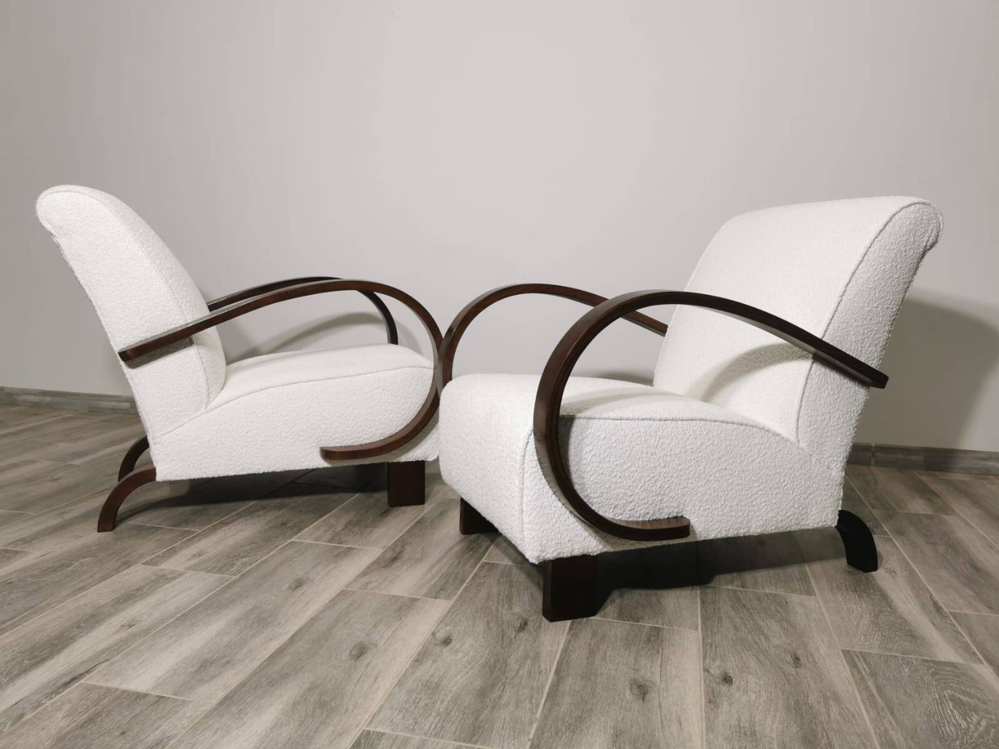 Armchairs by Jindrich Halabala, 1940s