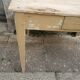 Table de ferme à tiroir