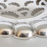 Silver scallop shell butter dish