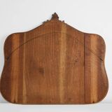 Miroir belge en chêne sculpté de style Louis XV du XXe siècle