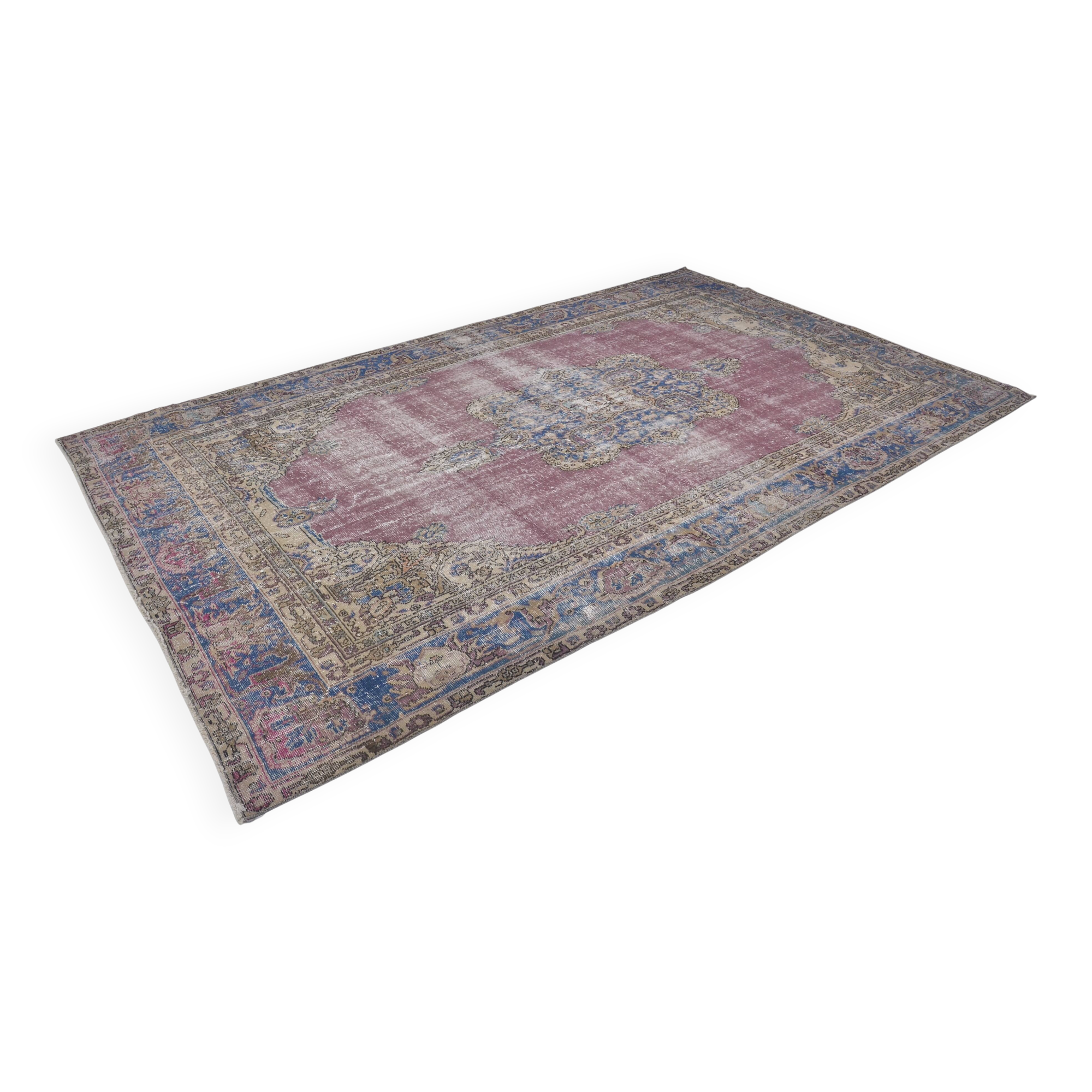 Oushak Handknotted Living Room Rug sku 1483