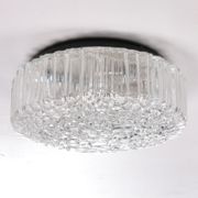 Glass Flush Mount or Sconce by Helena Tynell for Glashütte Limburg, 1960s