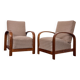 Fauteuils Art Déco hongrois, modèle 445, Szék és Faárugyár, Hongrie 1930