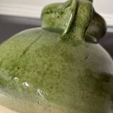 Green terracotta jar