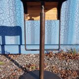 Bar stool design cast iron and wood