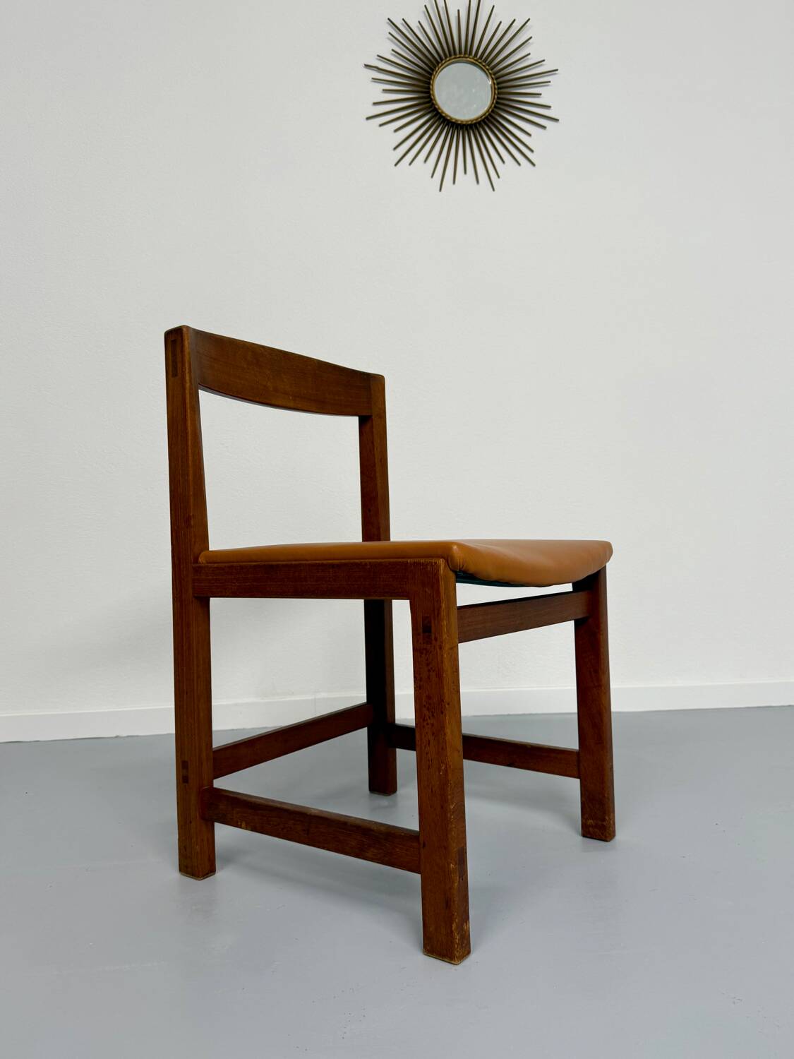 Lot of 6 old Scandinavian chairs "Corona" design 60s Lennart Bender