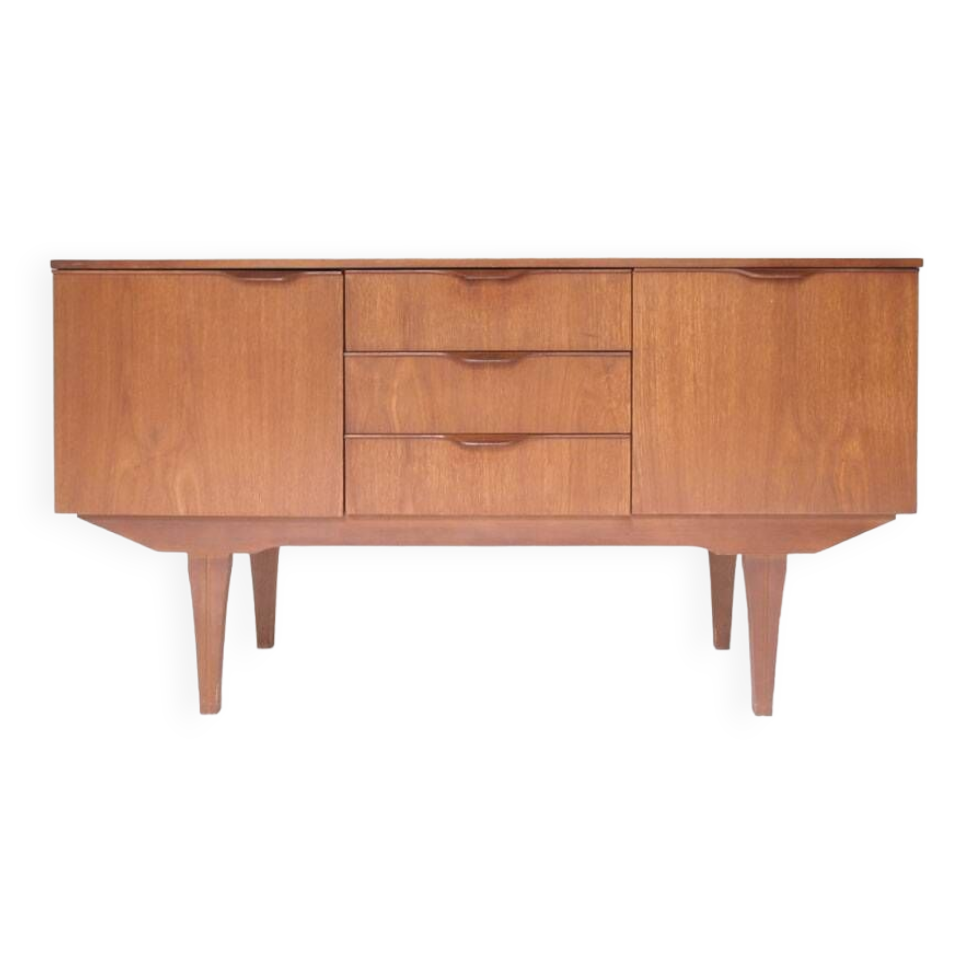 Small Scandinavian vintage teak row