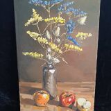 Margueray painting "Flowers and Apples"