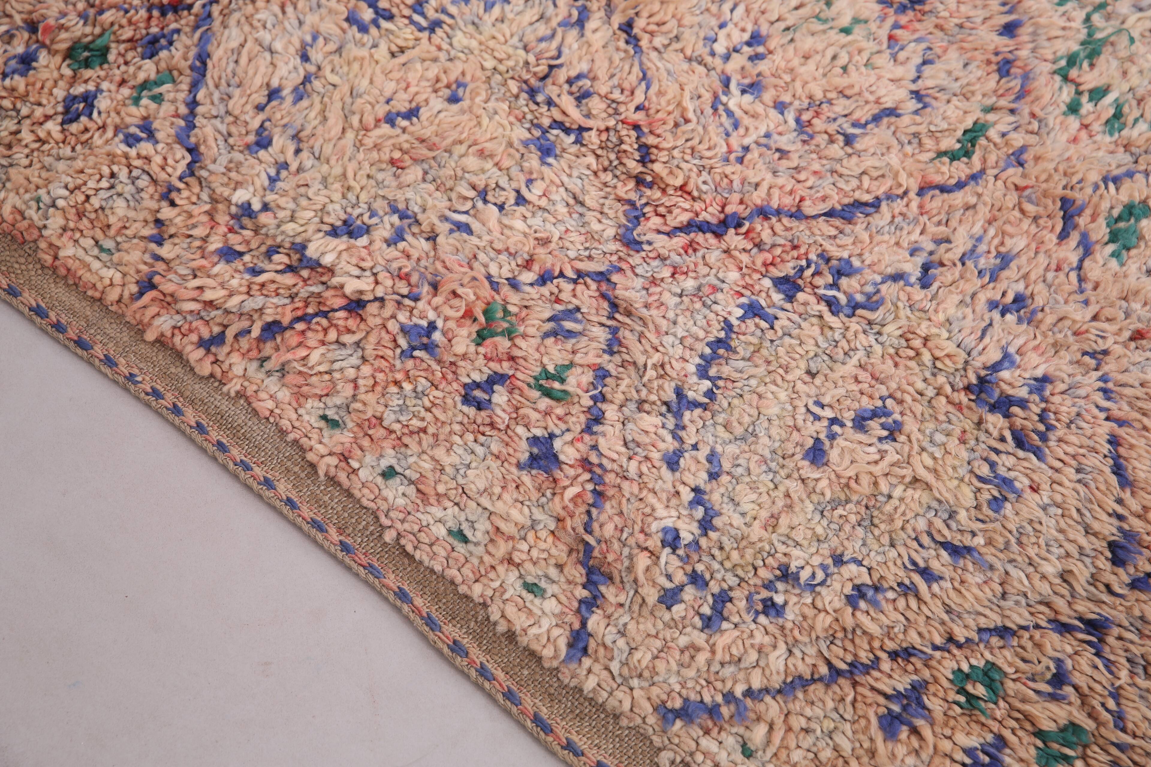 Vintage Moroccan Rug 183 x 257 cm - Berber Wool Rug - Handmade Bohemian Rug