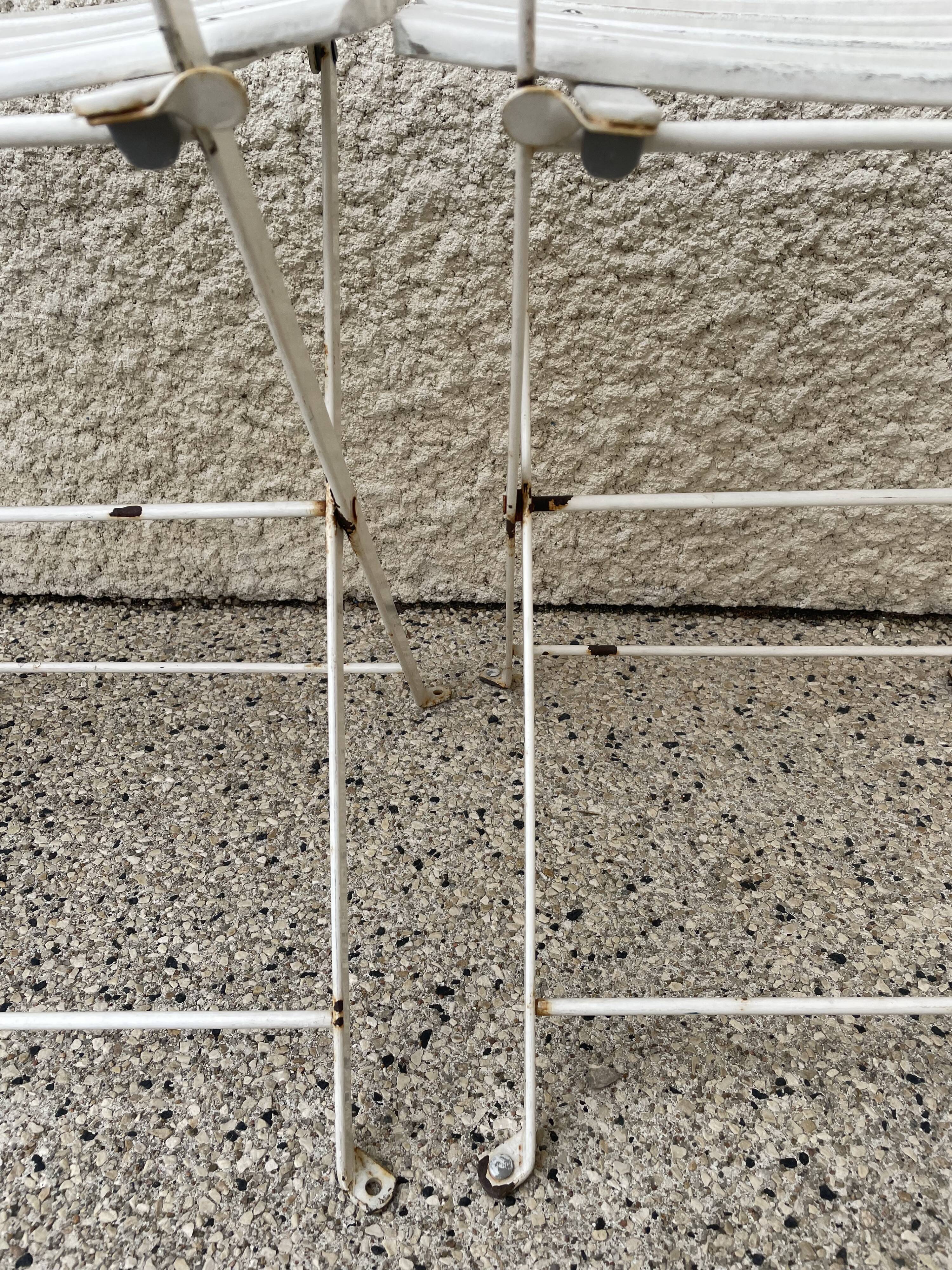 Pair of vintage folding chairs