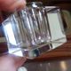 Vintage desk lamp - chrome steel + inkwell + card holder and rosewood pen