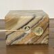 LAMP 1970 ON ONYX FOOT DESIGN FRENCH WORK MARMARA