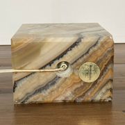 LAMP 1970 ON ONYX FOOT DESIGN FRENCH WORK MARMARA