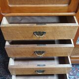 1930s beech wardrobe