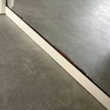 Vintage 1970s Illuminated Mirror with Built-In Socket