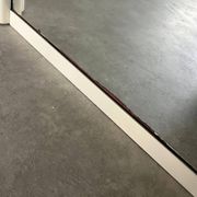 Vintage 1970s Illuminated Mirror with Built-In Socket