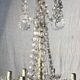 12-light crystal chandelier, antique light fixture