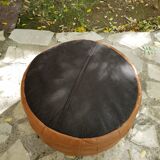 Leather pouf De Sede 1970