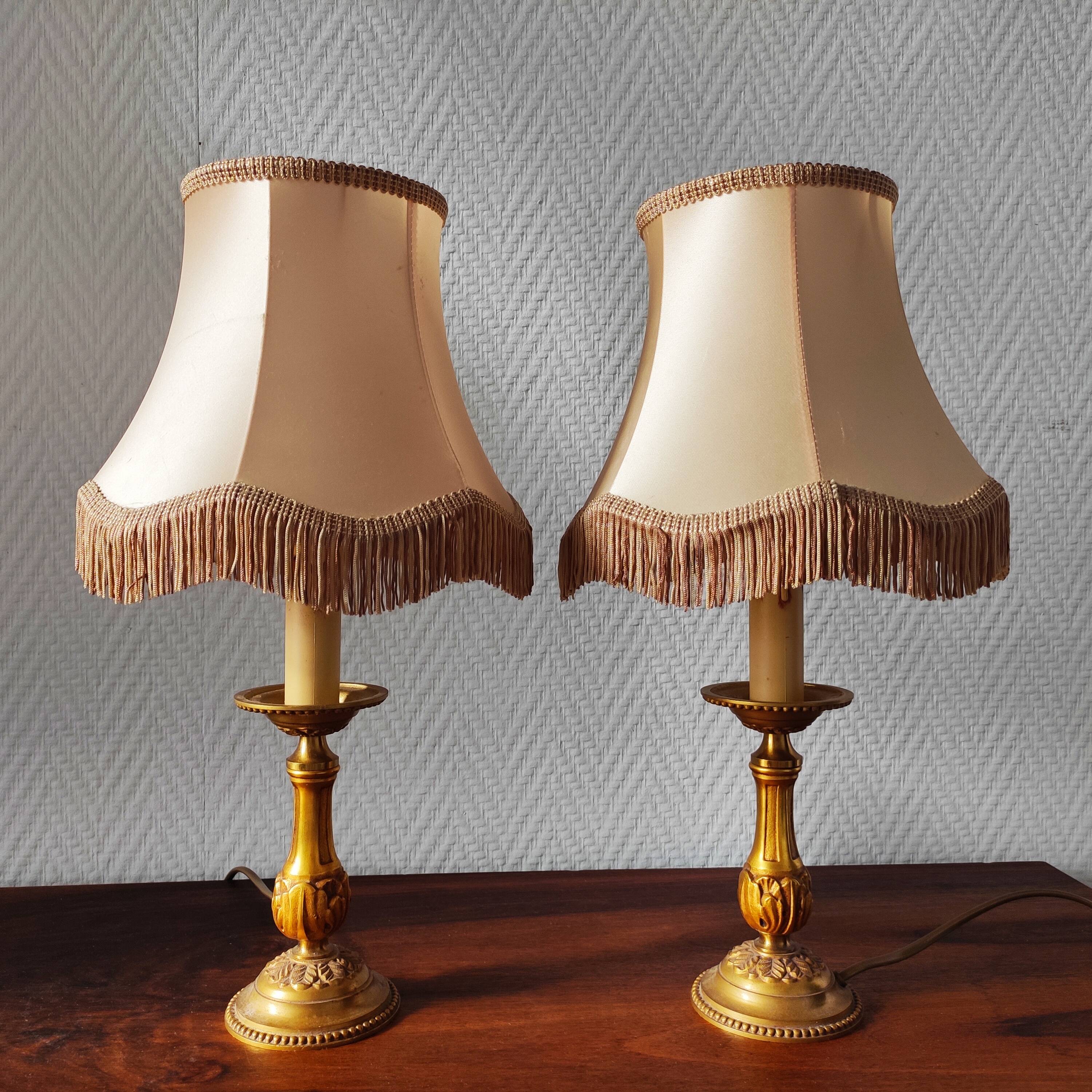 Pair of vintage lamps
