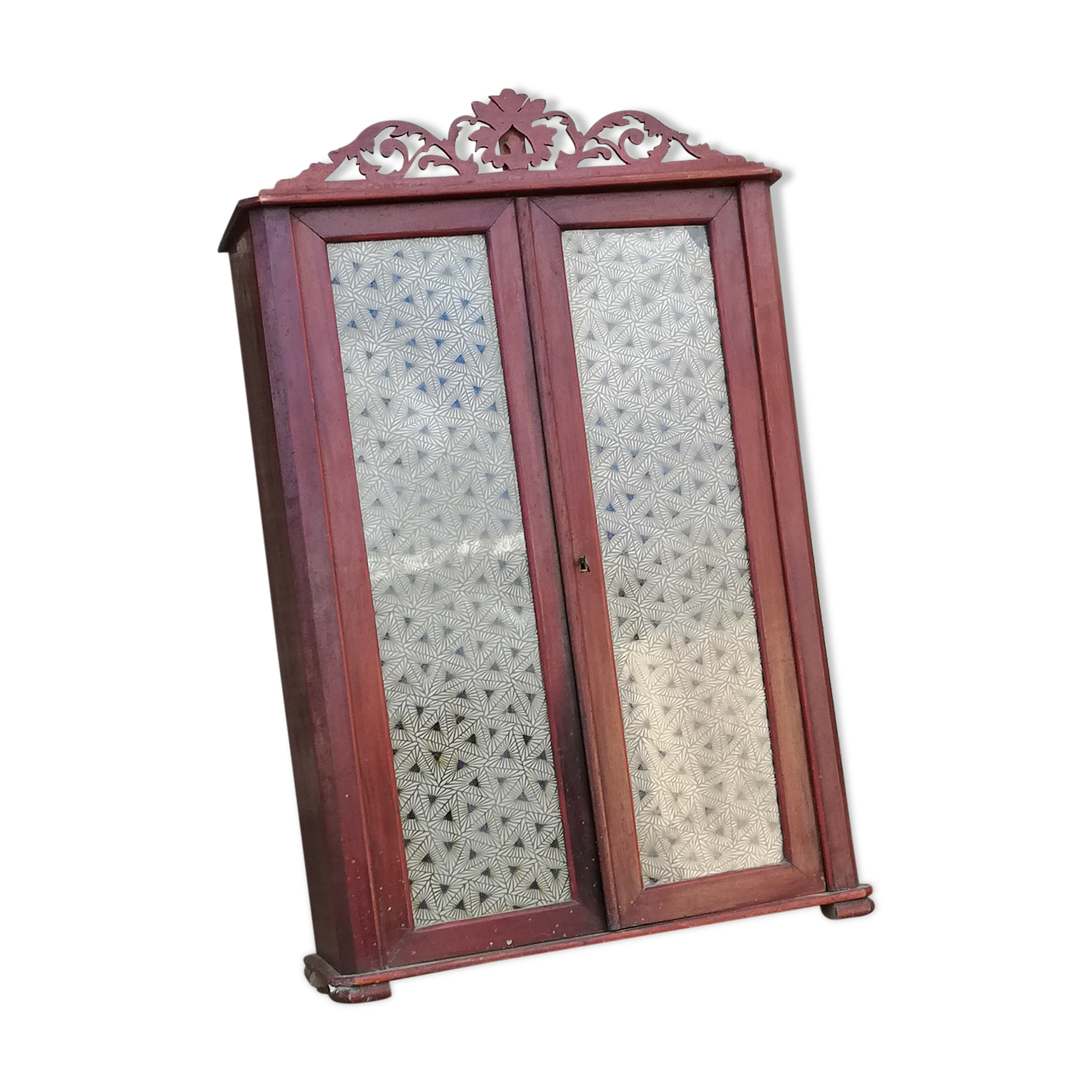 Mahogany wall window