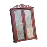 Mahogany wall window