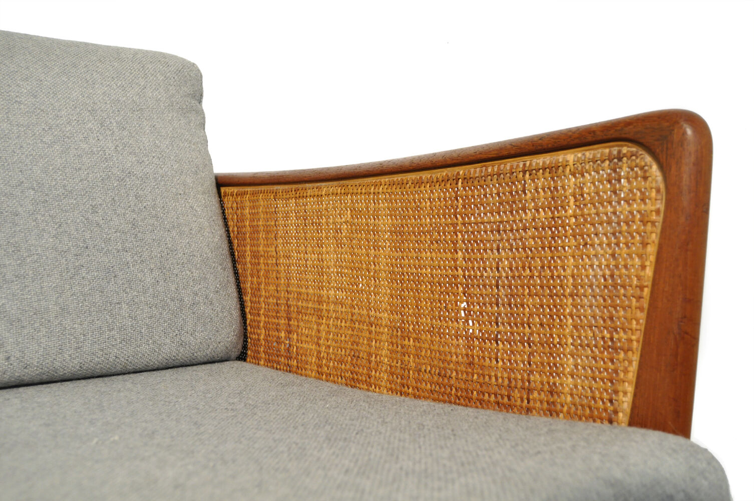 Teak 3-seater sofa by Peter Hvidt & Orla Mølgaard Nielsen for France & Daverkosen, Denmark 1953-1957
