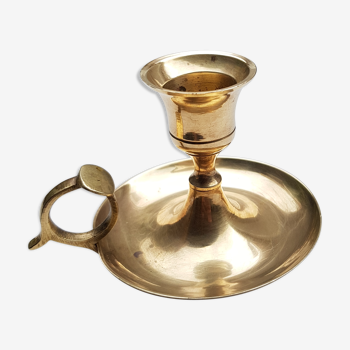 Brass taper candleholder