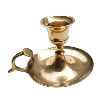 Brass taper candleholder